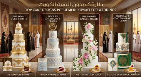Cake Designs Popular in Kuwait For Weddings
