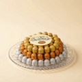 3 Colors of Glittery Chocolate - Crystal Tray