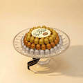 3 Colors of Glittery Chocolate - Crystal Tray
