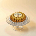 3 Colors of Glittery Chocolate - Crystal Tray