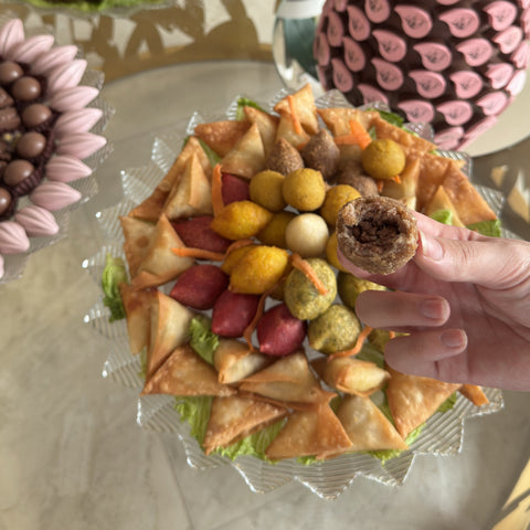 Combo 14 — Reception Bundle — Pink Tower, Newborn Tray & Savory Platters — 335 Pieces