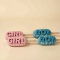 Baby Gender Reveal Chocolate Lollipop - Blue\Pink