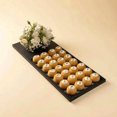 Basbousa with Fresh Cream