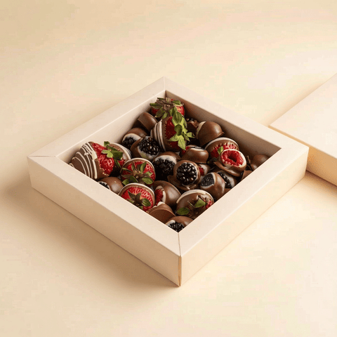 Berry Bliss Chocolate Gift Box - Assorted Chocolate Covered Berries