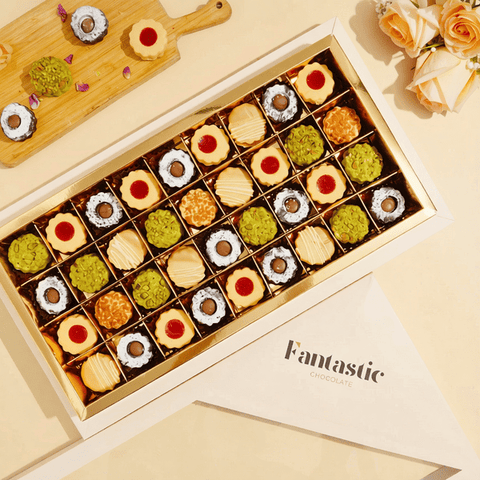 Box of Assorted Petit Four Biscuits