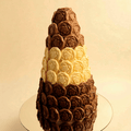 Brown Plain Chocolate Tower