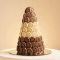 Brown Plain Chocolate Tower