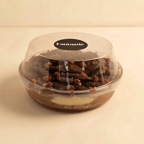 Brownie Cookies Gelato Ice Cream with Salted Caramel