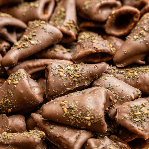 Chocolate Covered Corn Chips with Thyme