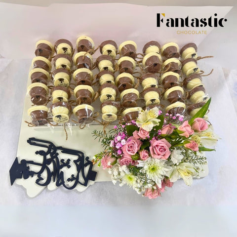 Chocolate Lollipop Graduation with Printed Name