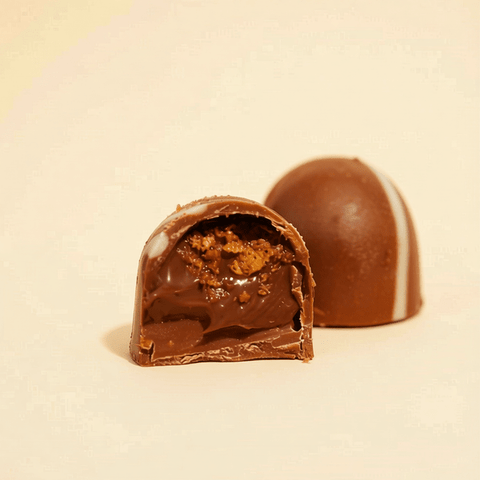 Chocolate Plate with Kinder, Pistachios, Caramel, Almonds