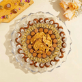 Chocolate Plate with Kinder, Pistachios, Caramel, Almonds