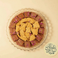 Chocolate Sesame & Halva with Pistachios & Roses