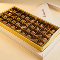 Combo 12 — Three Large Boxes — Mini Taco, Grape Leaves & Musakhan with Marble Belgian Chocolate