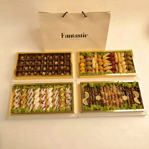 Combo 13: Grape Leaves, Mini Taco, Kubbeh & Minibites (172 Pieces)