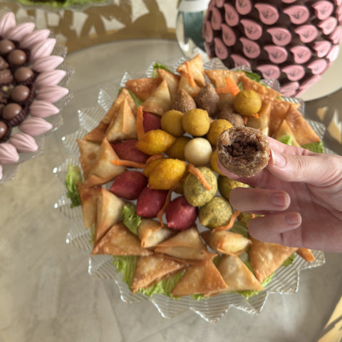 Combo 14 — Reception Bundle — Pink Tower, Newborn Tray & Savory Platters — 335 Pieces