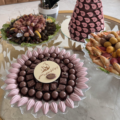 Combo 14 — Reception Bundle — Pink Tower, Newborn Tray & Savory Platters — 335 Pieces