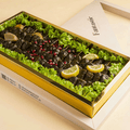 Combo 3 — Half & Half Box — Grape Leaves & Kunafa Pistachio Marble Belgian Chocolate