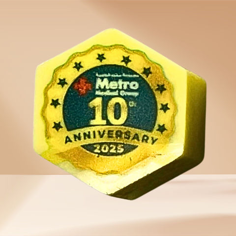 Corporate Branded Hexagonal Chocolate Pieces