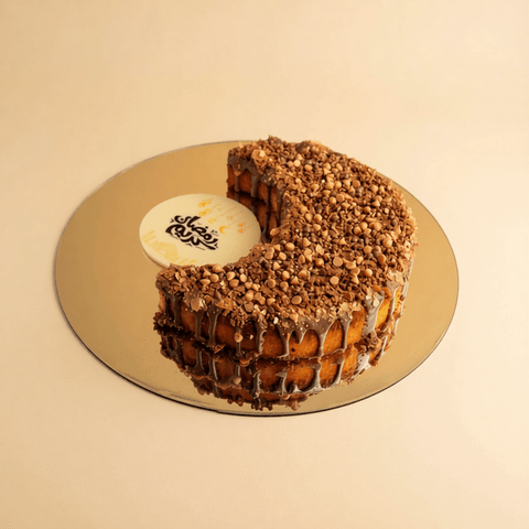 Crescent - Shaped Crunchy Basbosa