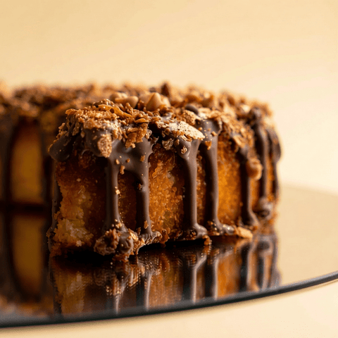Crescent - Shaped Crunchy Basbosa
