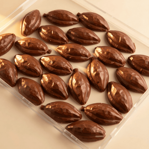 Crispy Caramel Leaf Shaped Chocolate