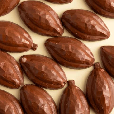 Crispy Caramel Leaf Shaped Chocolate