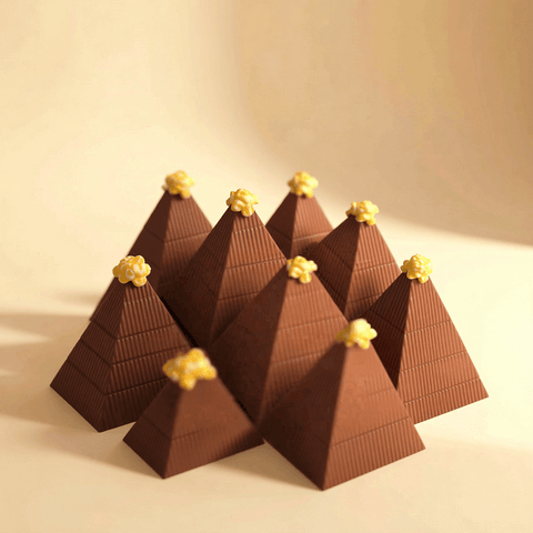 Crispy Caramel Pyramid Chocolate