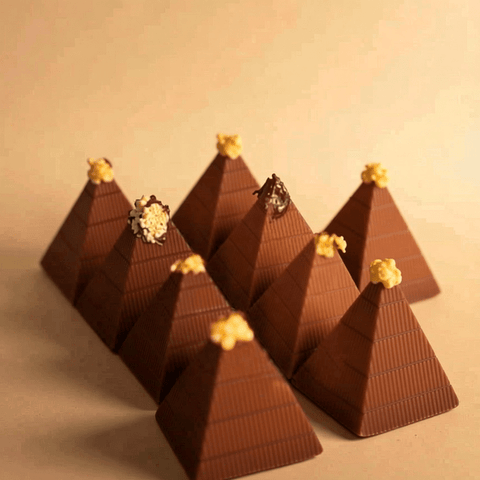 Crispy Caramel Pyramid Chocolate