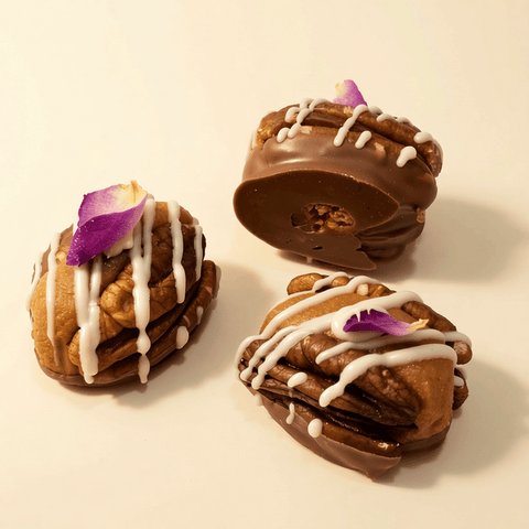 Crunchy Pecan Rose Chocolate