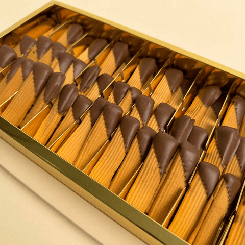 Crunchy Petit Four Sticks — Chocolate