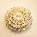Crystal Engagement Tray of White Printed Chocolate