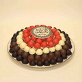 Crystal Tray of 4 Color Chocolates
