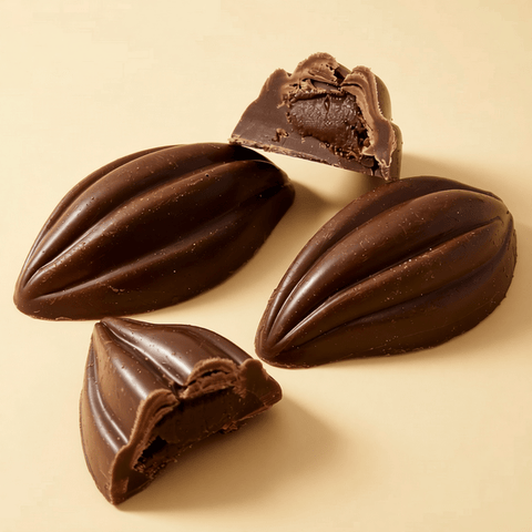 Dark Chocolate Cream with Cocoa Beans