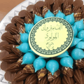 Deluxe Baby Arrival Chocolate Tray with Pistachio and Hazelnut