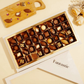 Deluxe Chocolate Box with Kinder, Pistachios, Almonds, Nutella, Raffaello & Caramel Pecans