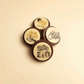 Eid Mubarak Chocolate Crystal Tray