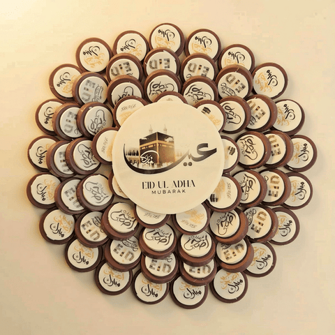 Eid Mubarak Chocolate Crystal Tray