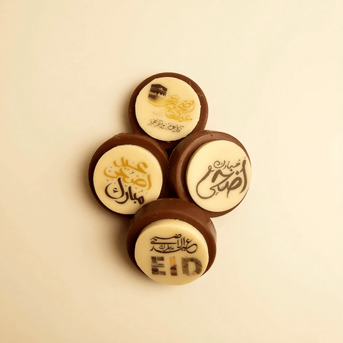 Eid Mubarak Chocolate Crystal Tray