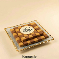 Eid or Hajj Crystal Tray with Assorted Chocolates and Custom Printing (1)