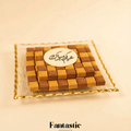 Eid or Hajj Crystal Tray with Assorted Chocolates and Custom Printing (1)