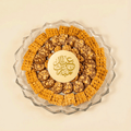 Eid or Hajj Crystal Tray with Assorted Chocolates and Custom Printing (4)