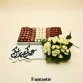 Eid Wooden Tray with Assorted Chocolates