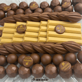 Elegant Crystal Tray with Gourmet Chocolates - Choose Your Custom Message!