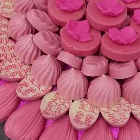 Elegant New Born Chocolate Tray - Blue/Pink