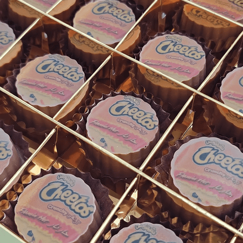 Flamin' Hot Cheetos Belgian Chocolate Box