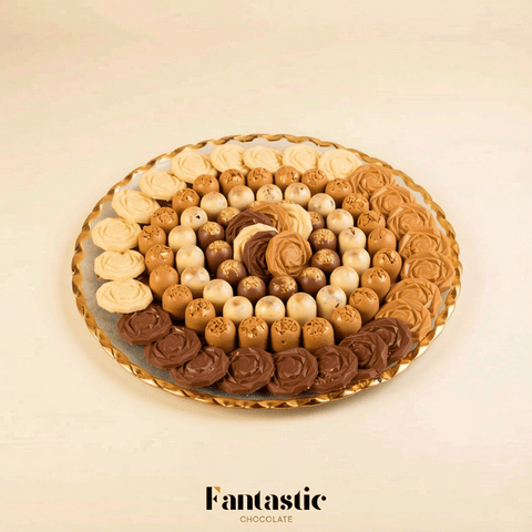 Golden Collection Crystal Tray