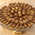 Golden Fingers and Gold Bonbon Tray