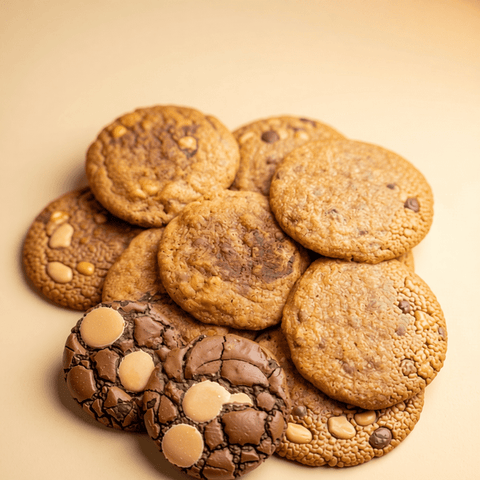 Gourmet Cookie Assortment: Brownie, Chocolate, Walnut, Cinnamon Flavors