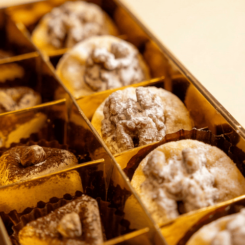 Gourmet Ghraiba Box - Pistachio, Pecans, and Walnut Mix